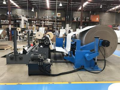 Chine 80gm - 600gm machine de re-enroulement de découpe de papier pour la production de protecteurs de bords à vendre