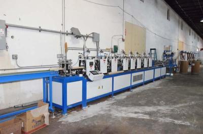 China Automatic Counter L Profile Edge Protector Making Machine 15.3KW 40m/min Speed for sale