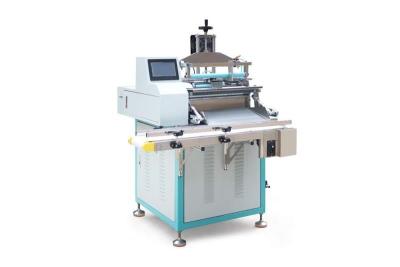 China Manual / automatic feed Paper Tube Label Laminating Machine 220V 50Hz SLTB-600X for sale