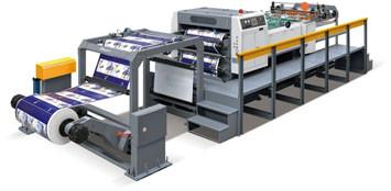 China Op maat gemaakte industriële papierknipper High Speed Paper Reel To Sheet Cutting Machine Te koop