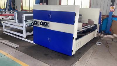 China Thin Blade Corrugated Slitter Scorer Machine 120m/min With Auto Belt Feeder for sale