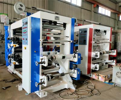 Chine 21 kW 6 couleur Flexographie machine d'impression 191 mm - 714 mm Longueur YT-600-6C à vendre