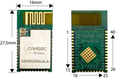 Chine TI CC2652 rf module sans fil AN2652RBUA-A d'émetteur-récepteur de 2,4 gigahertz à vendre