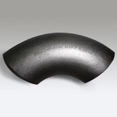 China ASTM cor preta do raio curto do cotovelo de 90 encaixes de tubulação de aço do grau à venda