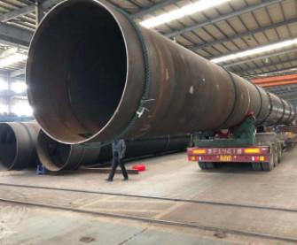 Cina LSAW ha saldato il tubo di acciaio per costruzioni edili intorno a 7mm - 130 millimetri di spessore per costruzione in vendita