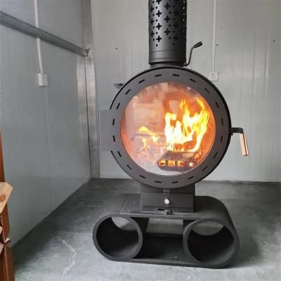 China Chaminé de suspensão de queimadura do fogão da madeira autônoma interna europeia à venda