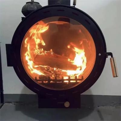 Chine Modern Home Central Heating Wood Burning Round Stove And Hanging Fireplace à vendre