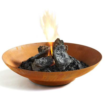 China Madera multifuncional que quema el fuego de acero Pit And Water Bowl de los 80cm Corten en venta