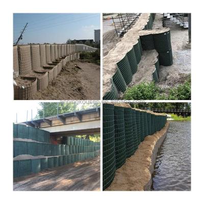 China Customizable Welded Wire Mesh Safety Defensive Barriers for Emergency Flood Protection for sale