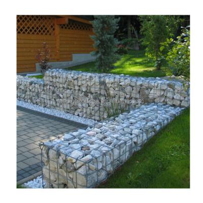 China Galvanized Iron Wire Galfan Welded Stone Gabion Boxes 200x100x50 for Retaining Walls for sale