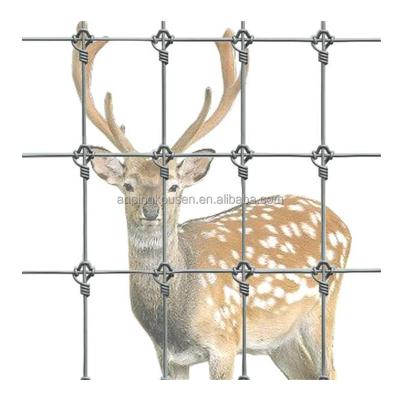 China Galvanized Heat Treated Warp-Around Grassland Fence for Deer Exclusion and Protection for sale