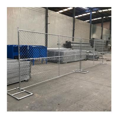 China Orange Infill Mesh Opening 100mm X 300mm Security Temporary Fence Panels for sale