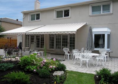 China Commercial Retractable motorised cassette awning for sale