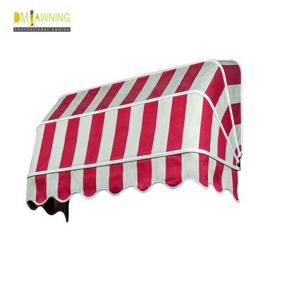China French Retractable Window Awnings Aluminum Folding Dutch Canopy Awning for sale