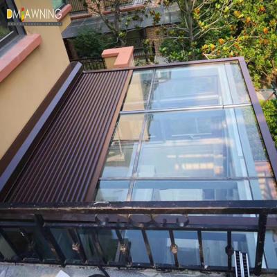 China Outdoor Retractable Roof Awning Electric Aluminum Remote Patio Awnings for sale