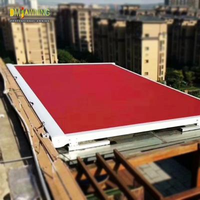 China Motorized Skylight Retractable Roof Awning Roof Sunshade Retractable Awnings for sale