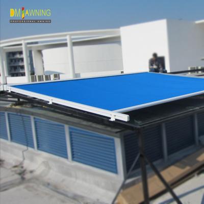 China Polyester Acrylic Retractable Roof Awning Electrict Conservatory Awning for sale