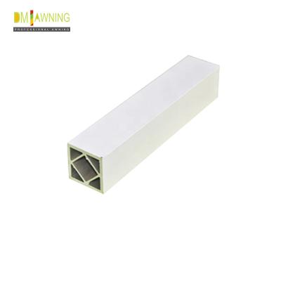 China 2mm Awning Roller Tube 78mm Aluminium Square Pipe Roller for sale