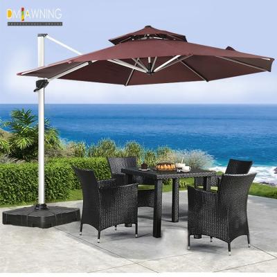 China Roma 2.5 M Large Cantilever Parasol For Garden Patio for sale