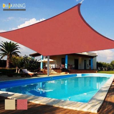 China Swimming Pool Sun Shade Sail Shade Sail Tents HDPE Car Sun Shade for sale