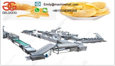 China 300 KG/H Fully Automatic Potato Chips Making Machine For Business/Commercial Potato Chips Production Line Manufacturers for sale