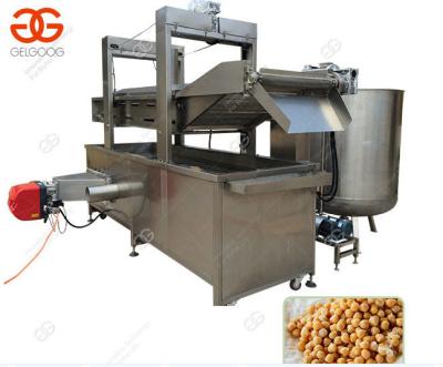 China Automatic Stir Chickpea Frying Machine High Efficiency/Stainless Steel Chickpeas Fryer Machine Low Price Commercial Use for sale