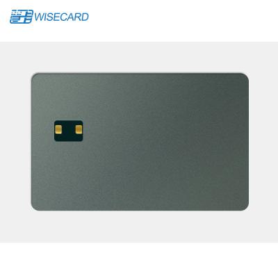 Chine Carte de visite professionnelle de visite de NFC en métal des cartes 13.56Mhz NTAG213 de NFC de noir de WCT Wisecard à vendre