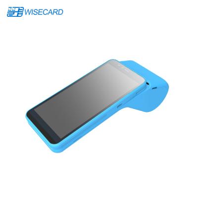 China Touch Screen 5000mAh Battery Android POS Terminal Mobile Solution for sale