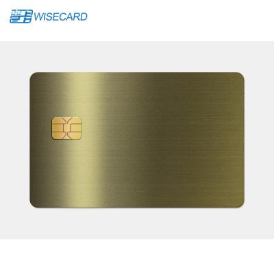 China Smart Loyalty 144 Bytes Metal Credit Card RFID NFC Chip Business Use for sale
