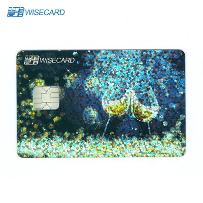 China Business PVC Smart Chip Card Card With Color Gold Printing for sale