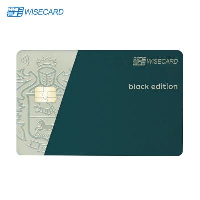 China 70x40mm Smart Business Metal Card For Access Control for sale
