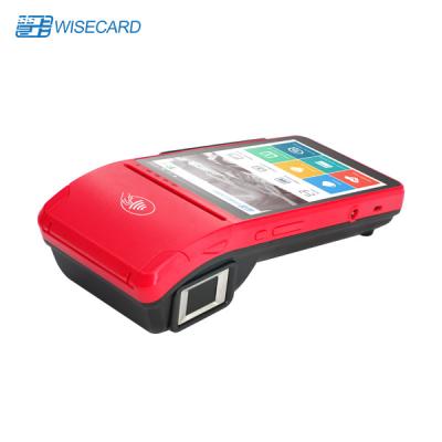 China Handheld Android Mobile Card Payment Device With Fingerprint Reader for sale