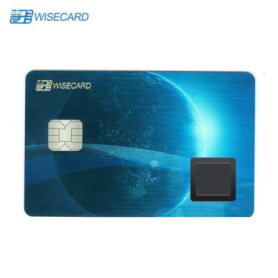 China 85.6x54x0.84mm Biometric Smart Card for sale