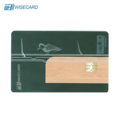 China CR80 Metal Smart Card With Chip For Time Attendance for sale
