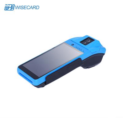China GPRS EDGE Wireless POS Terminal Wisecard Handheld Android 7. 0 With NFC Scanner for sale