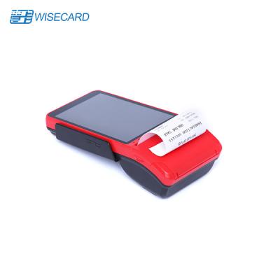 China 4 PSAM 5800mAh Mobile Pos Payment System EDGE GPRS Handheld Payment POS for sale