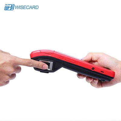 China 4 PSAM 5800mAh Mobile Card Payment Terminal Wireless CDMA TDS Nfc for sale