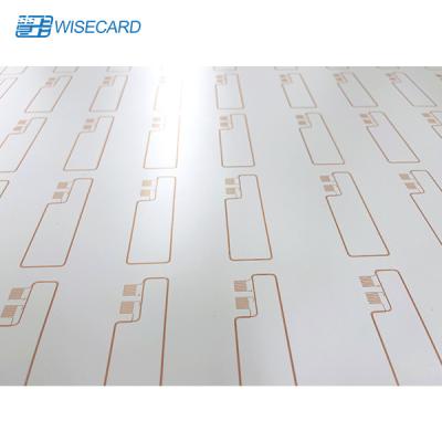 China Wisecard LF / HF / UHF Chip RFID Prelam Inlay For EMV Smart Card for sale