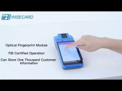 4G WIFI NFC EDC Fingerprint Android POS Terminal Touch Screen WCT-T90