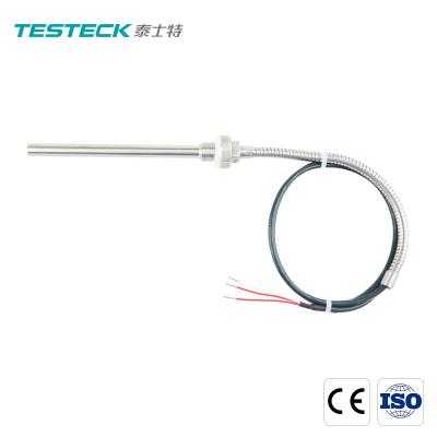 China PT100 Armor Protection RTD Temperature Sensor Thermal Resistance for sale