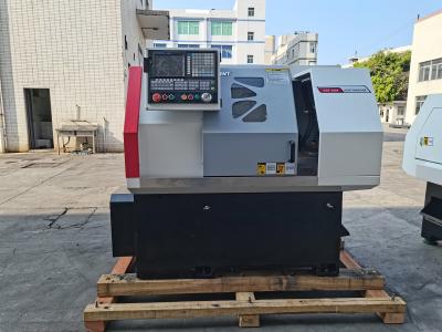 China Small Size CNC Flat Bed Lathe Machine With 48mm Spindle Bore 3000rpm Speed for sale