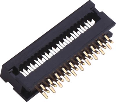 China Draht WCON 2.54mm zu Leiterplatten-Verbinder 2*10 Pin-BAD Stecker-Verbindungsstück-Phosphor-Bronzen-Schleife PIN zu verkaufen