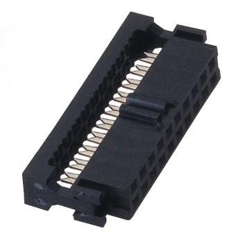 China WCON 2.0mm IDC Connector Socket WCON Female PBT black Cable Connector  for sale