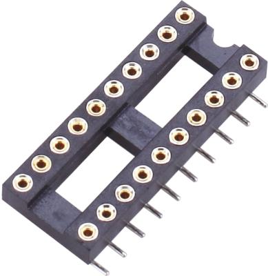 China IC Socket SMT Round Pin Header H=3.0 L=7.43 Row of Pitch 15.24 Product spacing for sale