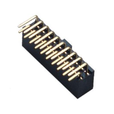 China 2.54mm H=8.5mm Double Row Header Connector Convex Point PCB Female Header for sale
