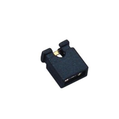 China Mini Jumper Schwarz-Messingtaschen-Verpackung 0,1 Zoll-Pin Header Open Types PBT zu verkaufen