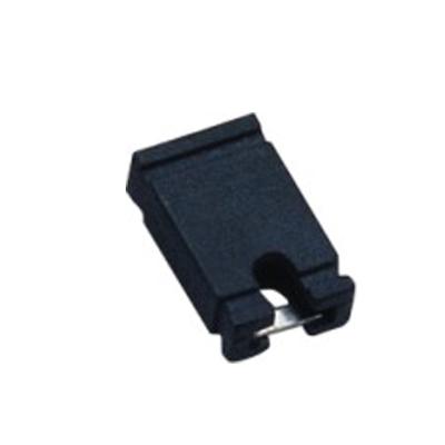 China Open Type 2.54 Mm Pin Header Mini Jumper Black PBT+30%GF UL94V-0 H=8.5 for sale