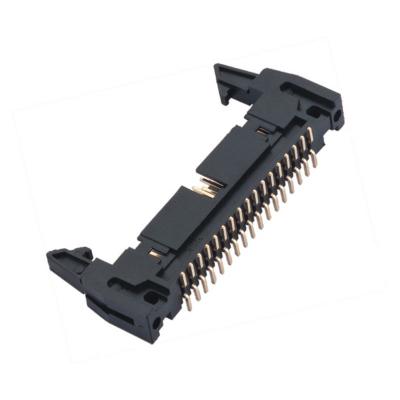 China 2.54mm Pitch Latch Header SMT Long Ears Circuit Board Power Connectors AU Or Sn over Ni for sale
