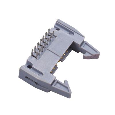 China 2.54 Pitch Latch Header Ejector Right Angle Injection molding for sale