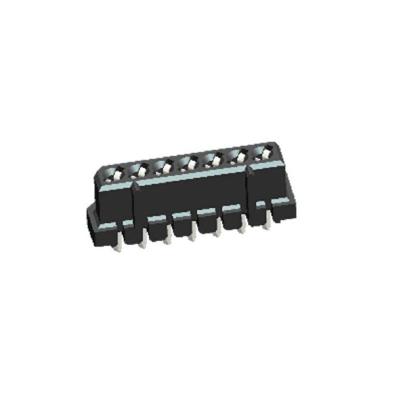China 1.25mm Single Row Straight Female SMT Board to Board Connector Phosphor Bronze for sale